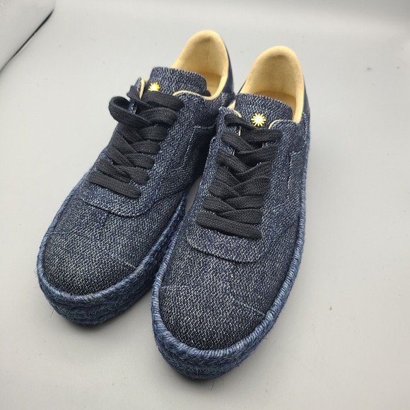 Stuart Weitzman Daryl Platform Espadrille Canvas Sneakers Indigo sz 8.5 new - Picture 4 of 9